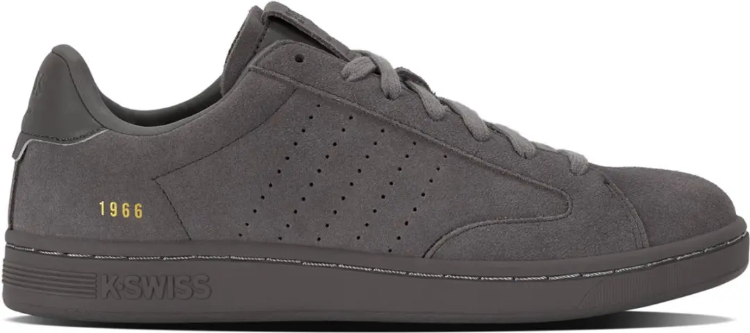 K-Swiss Heren LOZAN KLUB SDE Suède Sneaker 07262-070-M Granite Gray