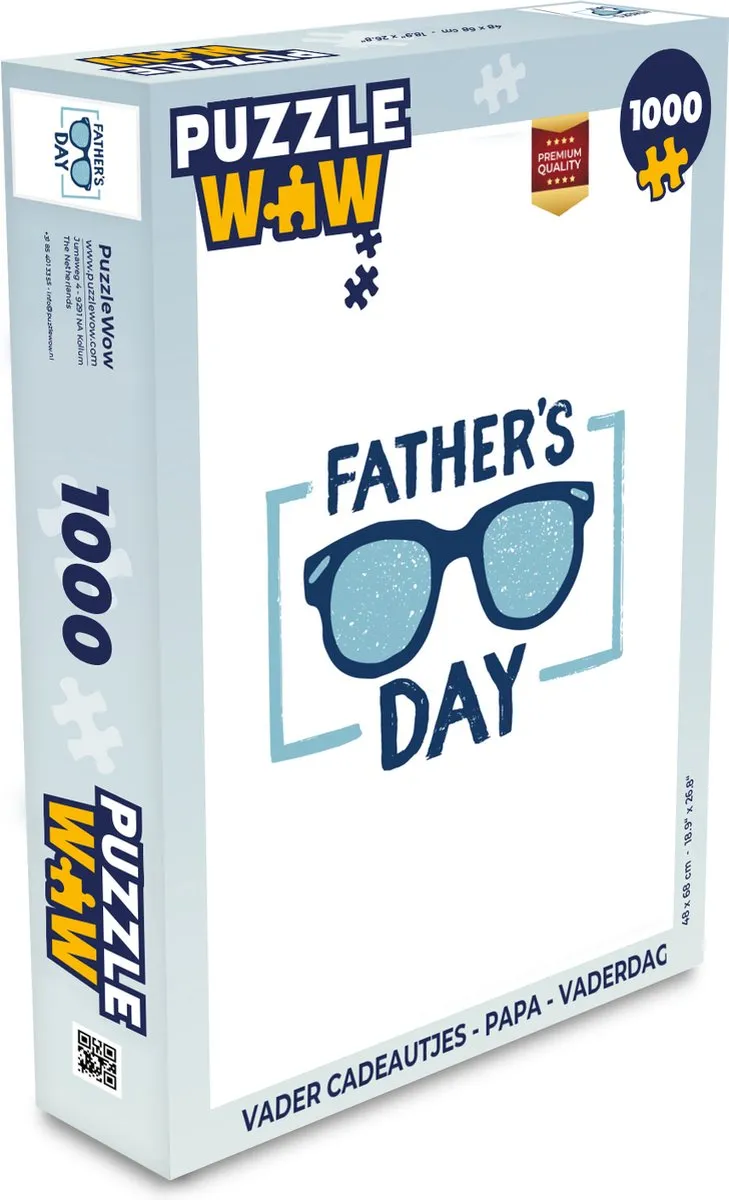 PuzzleWow Vaderdag Legpuzzel 1000 Stuks