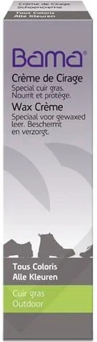 Bama Wax Cream  neutraal voor alle kleuren