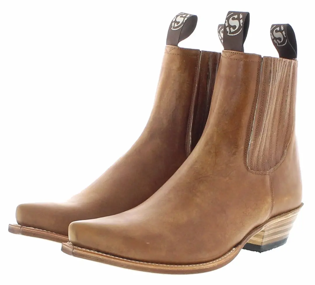Sendra 1692 CUERVO WEST heren western enkellaars bruin