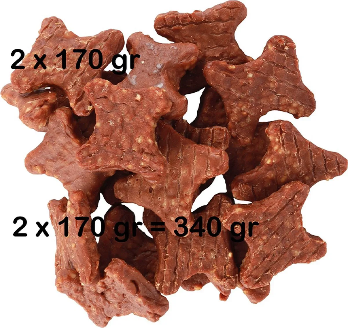 Flamingo Hapki Hondensnacks Lam & Rijst 340g