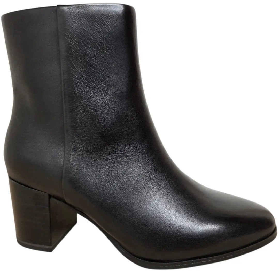 Caprice 9-9-25313-47 022 Black Enkellaarzen Zwart Leer Dames