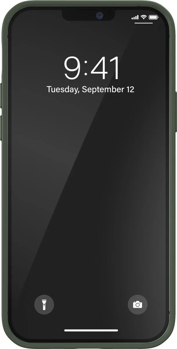 adidas Moulded Case PU PC en TPU logo hoesje voor iPhone 12 en iPhone 12 Pro - groen