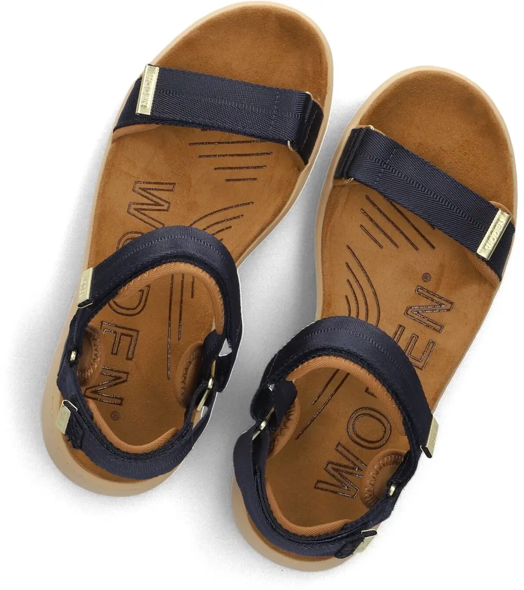 Woden Line Sandalen WL926 - Blauw - Maat 40 - afbeelding 3 van 6