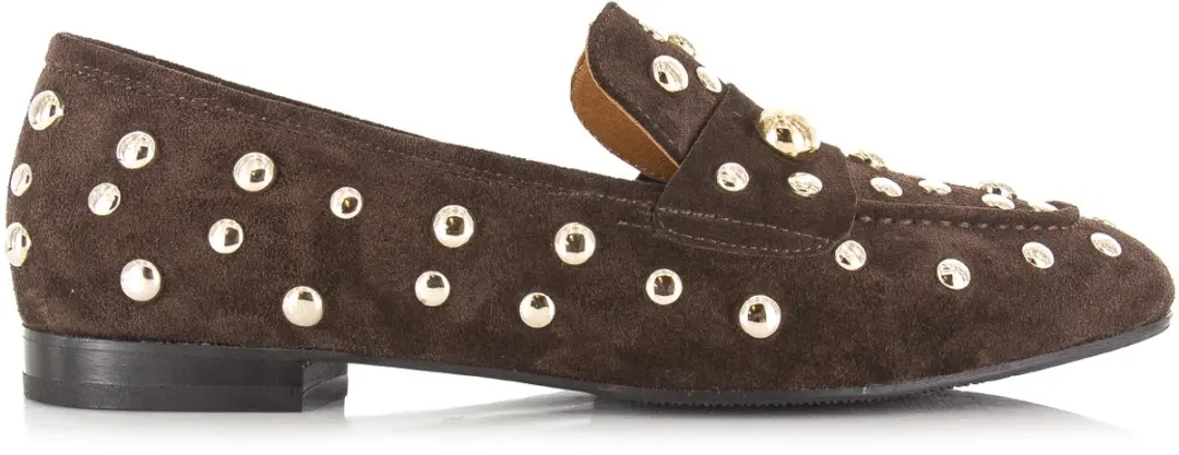 Babouche Tilly loafers donkerbruin