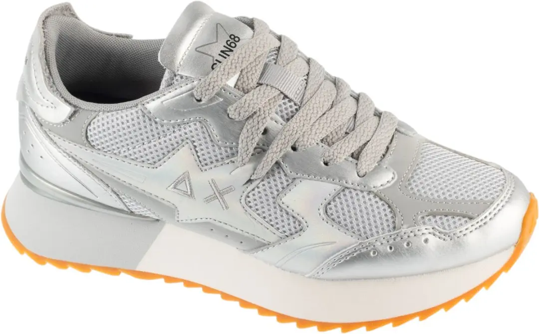 SUN68 Stargirl, Vrouwen, Zilver, Sneakers, maat: 41