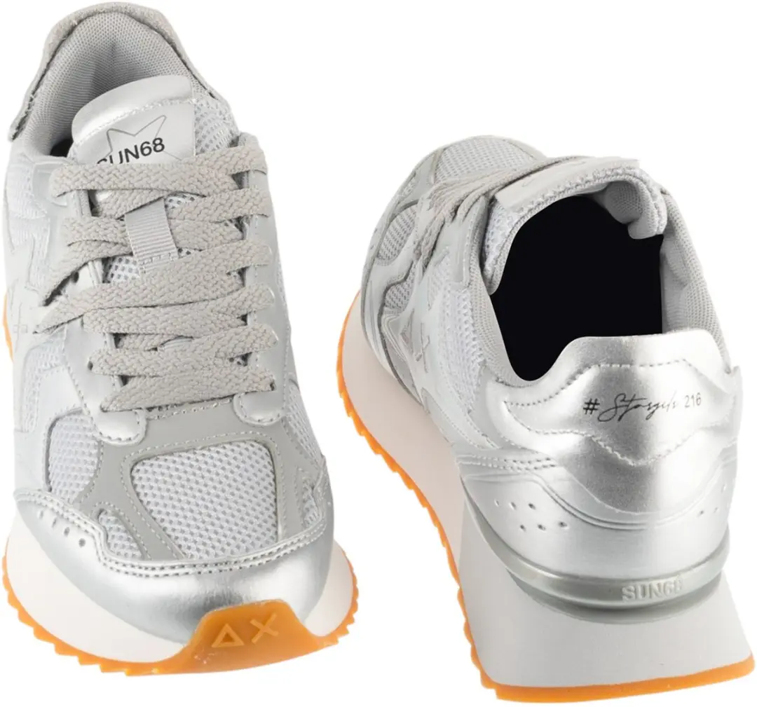 SUN68 Stargirl, Vrouwen, Zilver, Sneakers, maat: 41 - afbeelding 5 van 5