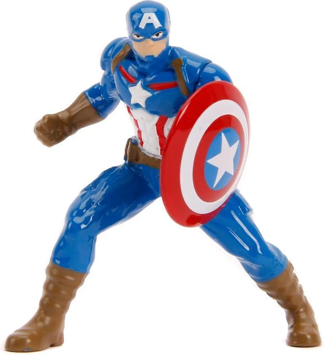 Marvel Captain America 1:24 Modelauto - Blauw/Rood/Wit