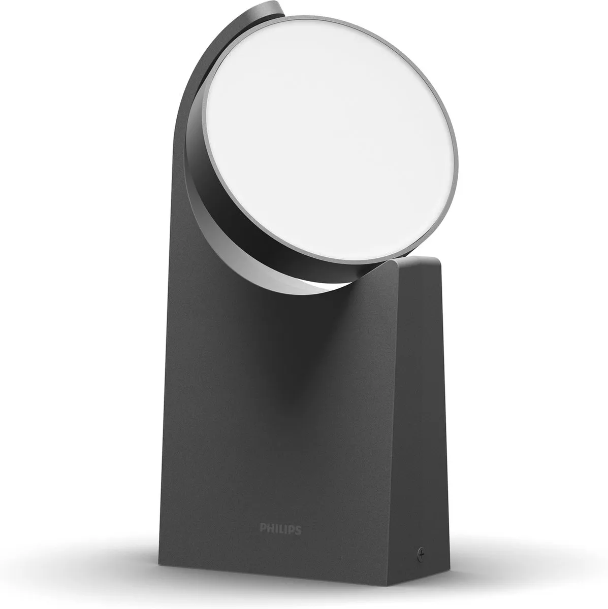 Philips LED Mimosa Sokkellamp 7W - Antraciet - Warmwit - afbeelding 6 van 6