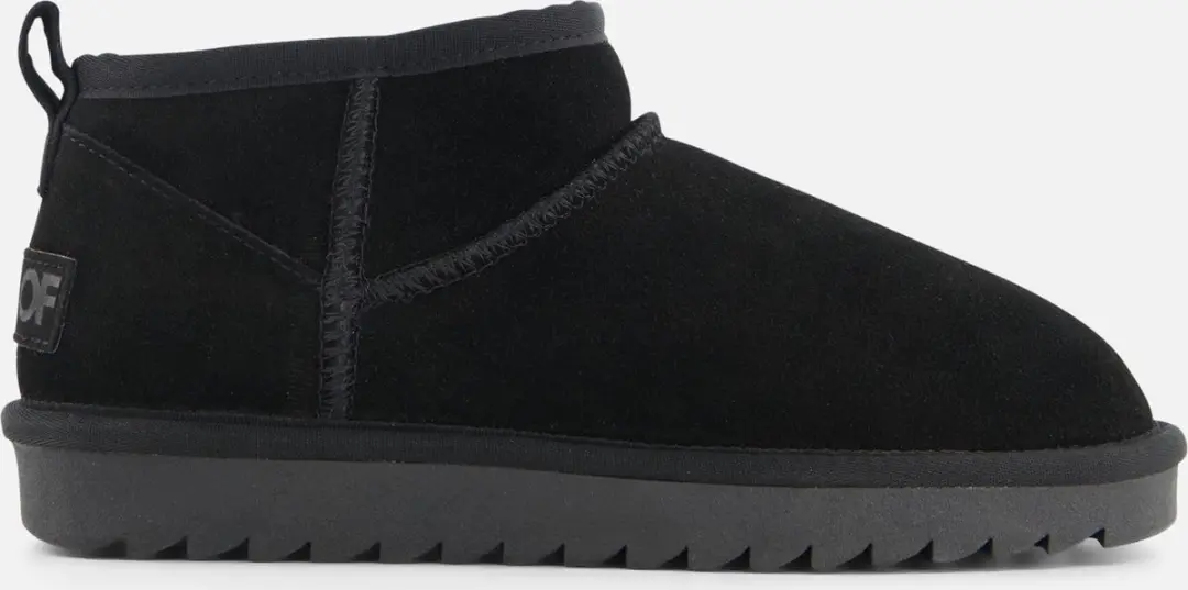 Colors of California Enkellaarsjes zwart Suede