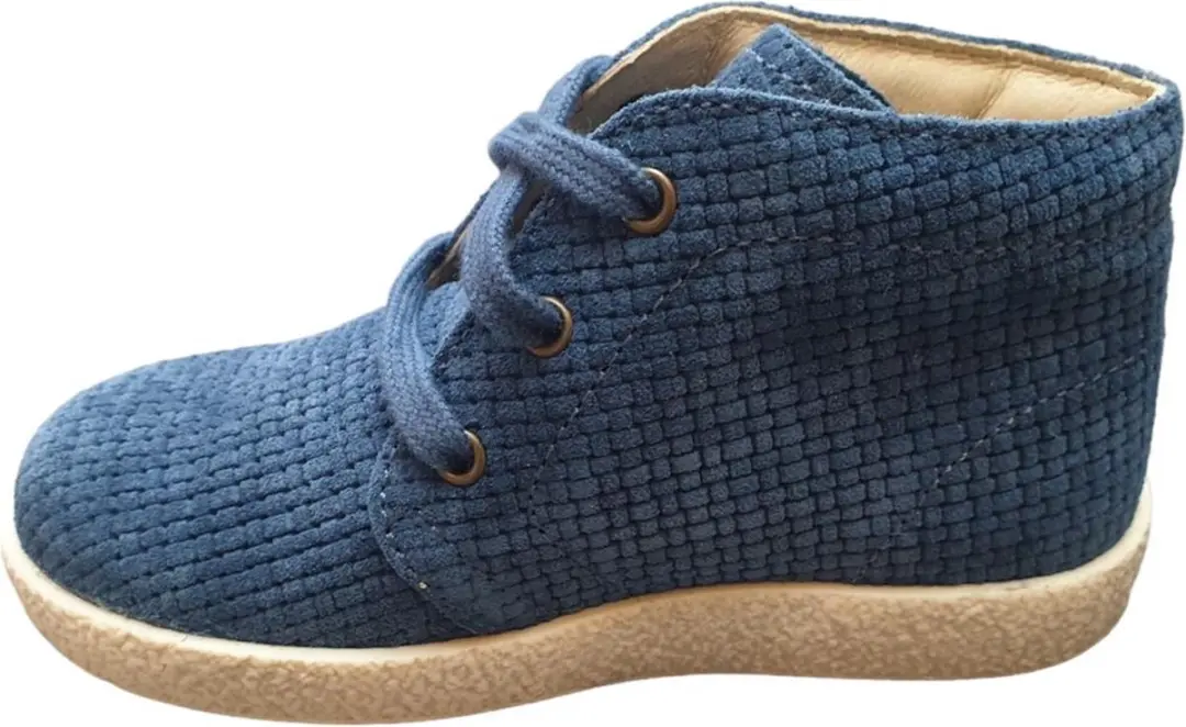 Falcotto Conte suede woven Veterschoenen - Blauw 22 - afbeelding 4 van 4