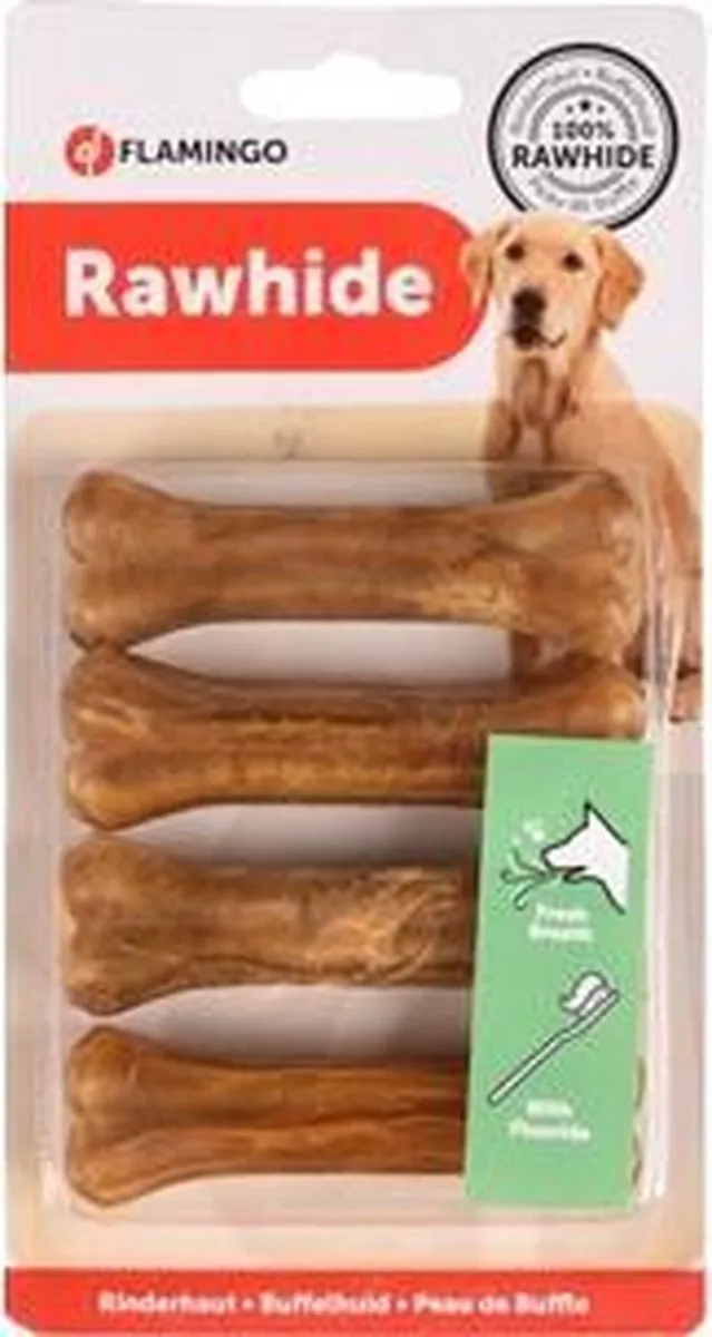 Flamingo Dental Chew Hondensnack 80g - 4x9cm