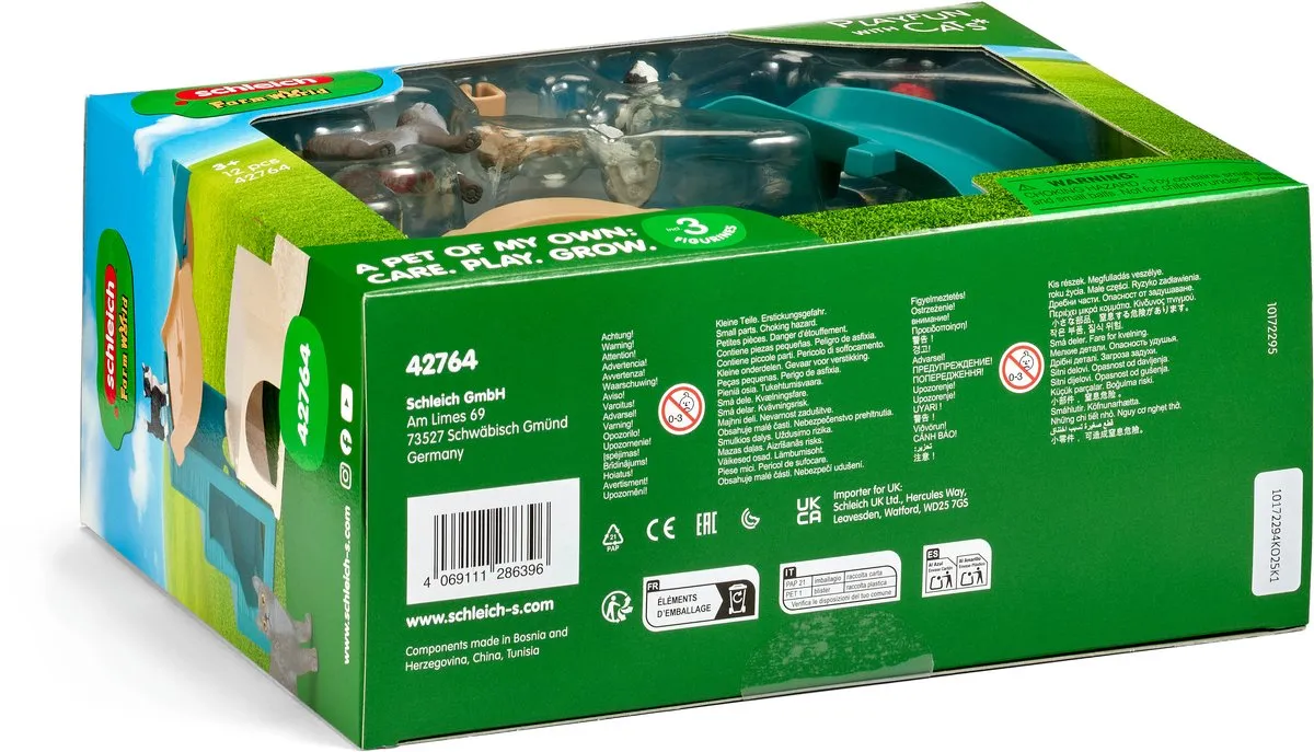 Schleich FARM WORLD Speelplek Katten 42764 - Meerkleurig