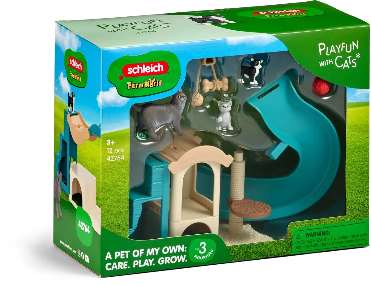 Schleich FARM WORLD Speelplek Katten 42764