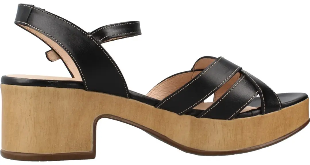Wonders Miercoles 60 Hakken Sandalen Zwart EU 39 Vrouw