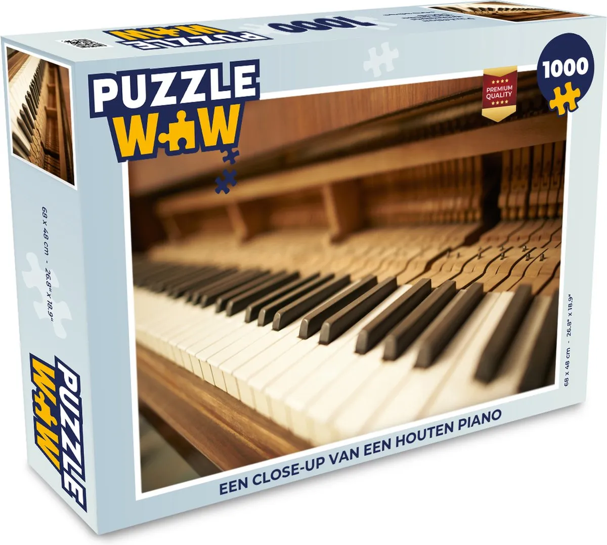 PuzzleWow Legpuzzel 1000 Stuks - Multicolor