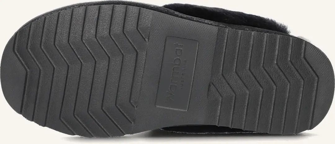 Warmbat Flurry Suede dames sloffen - Zwart - afbeelding 5 van 6