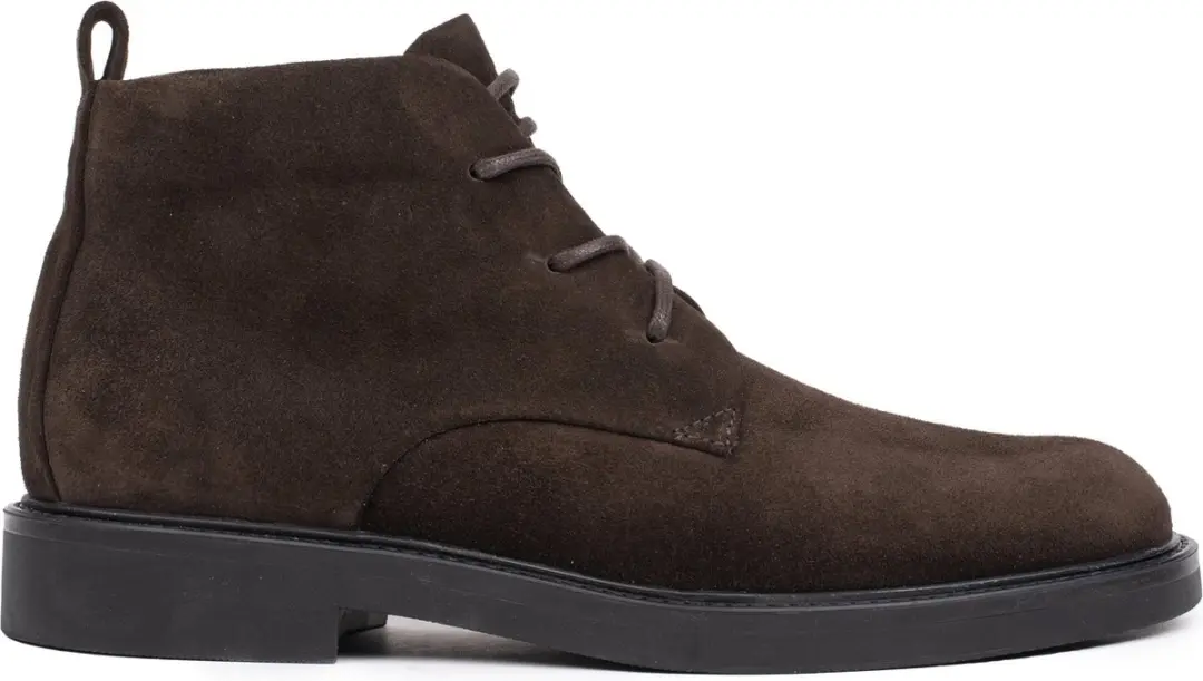 Hinson beatenberg chucka veterboots heren donkerbruin suède
