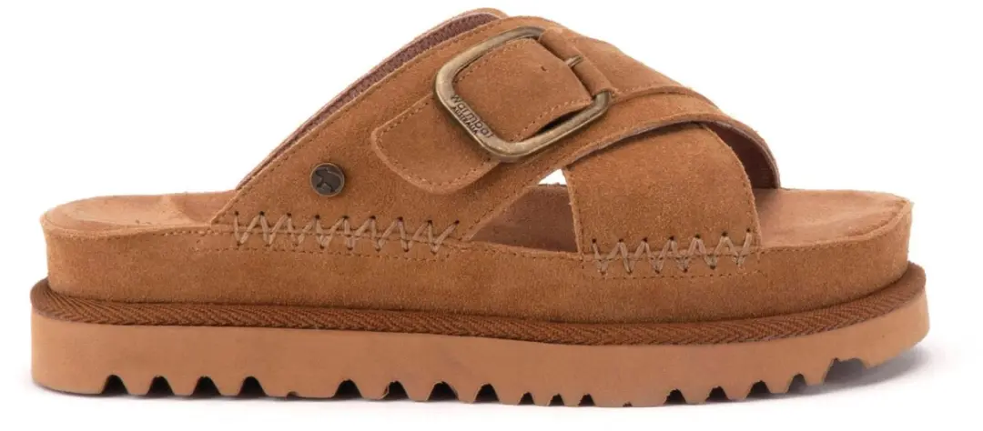 Warmbat Wondai Suede Instappers Dames - afbeelding 2 van 2