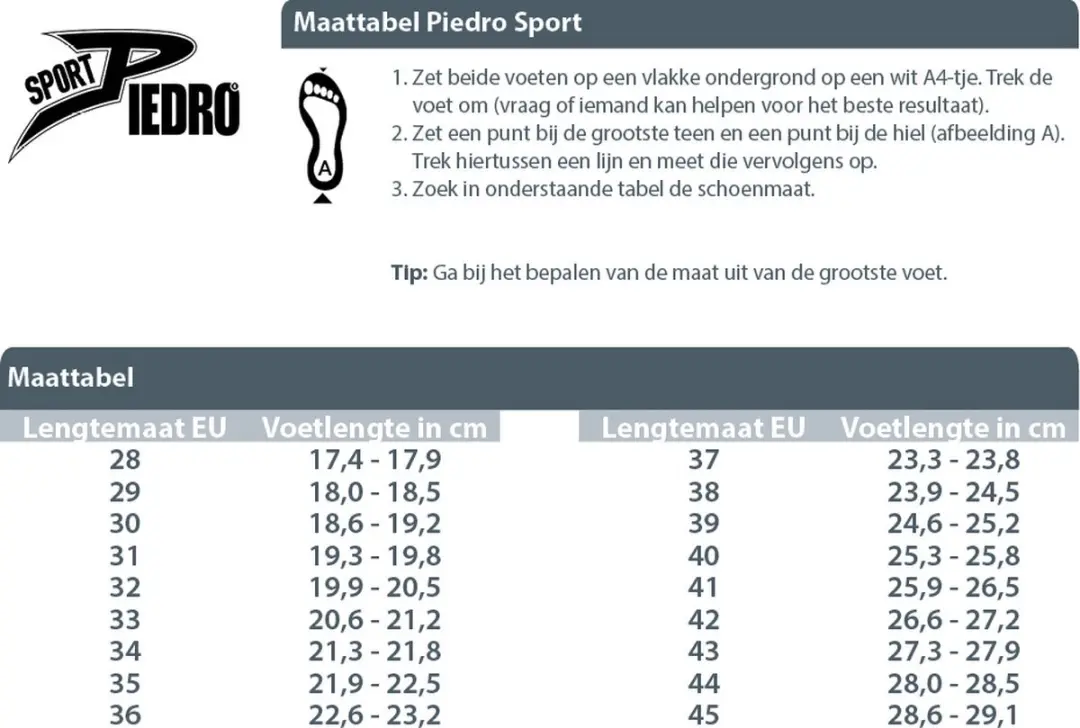 Piedro 1417000110 Wijdte 5.5 Sneakers - Zwart - Maat 39 - afbeelding 6 van 6