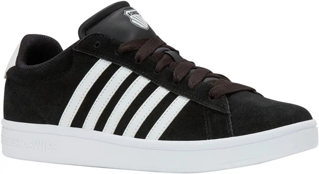 K-SWISS Court Tiebreak II SDE leren herenschoenen 09492-013 zwart