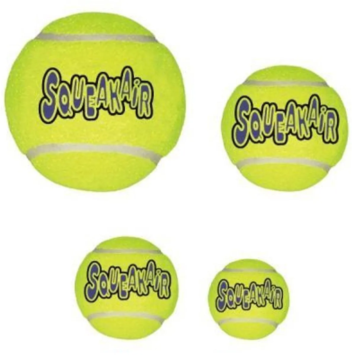 KONG Air Squeakair Tennisbal XL - Geel