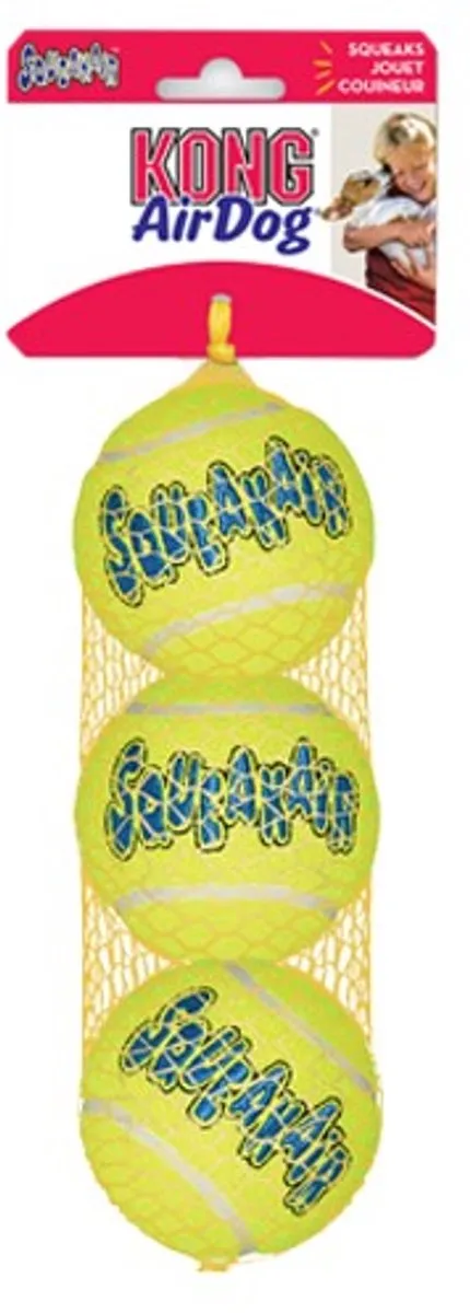 KONG Air Squeakair Tennisbal XL - Geel