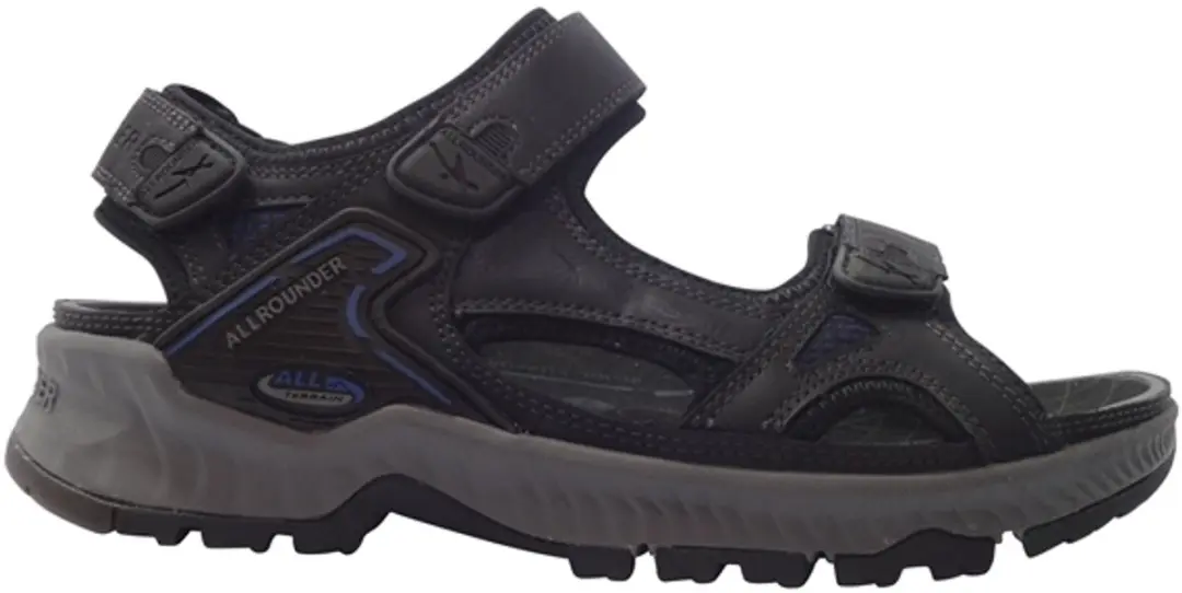 Allrounder Sandalen Honduras Zwart Verwisselbaar Voetbed