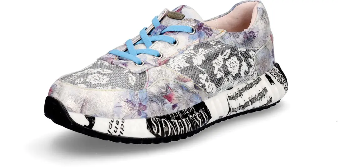 Laura Vita dames sneaker blauw multi