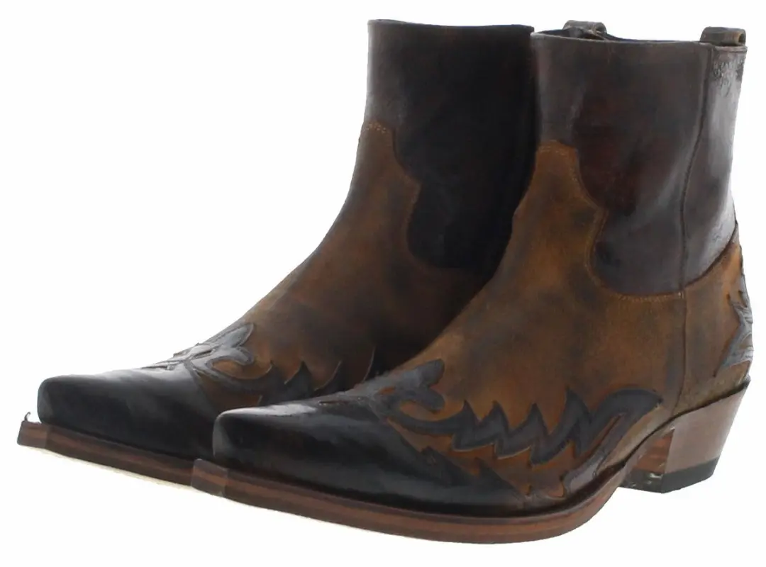 Sendra CUERVO MICK 16698 western enkellaars bruin
