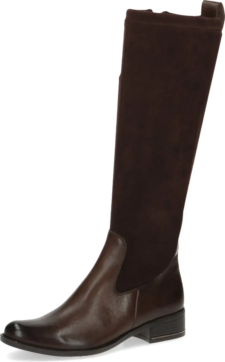 Caprice knielaars combi leer/stretch art. 9-25514-41 329 Bruin maat 5