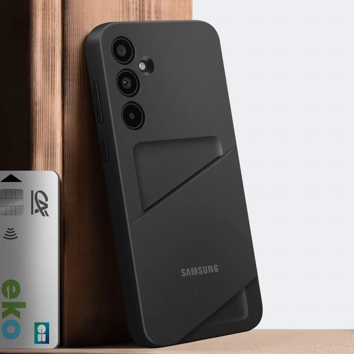 Samsung Card Slot Case Galaxy A35 5G EF-OA356TBEGWW - Zwart - afbeelding 6 van 6