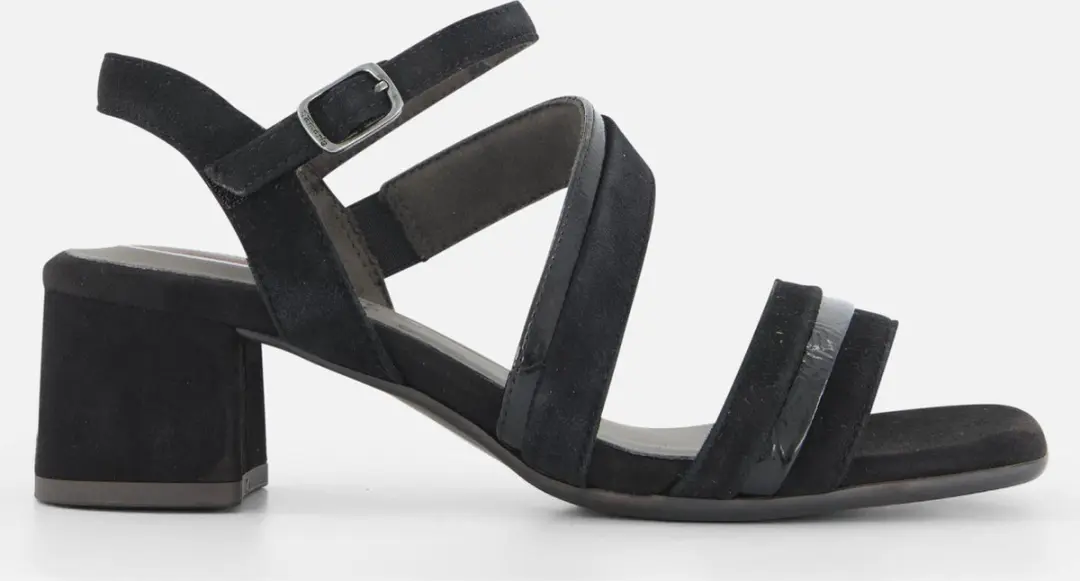 Tamaris Comfort Sandalen met hak zwart Imitatielee