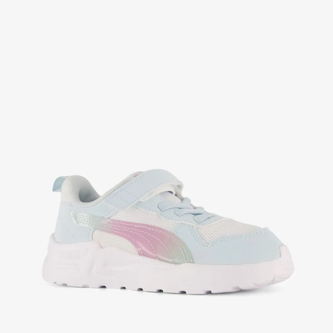 Puma Trinity 2 LT Faded Glow meisjes sneakers blauw