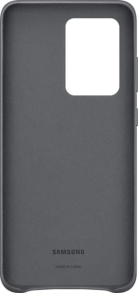 Samsung Leather Hoesje Galaxy S20 Ultra - Grijs