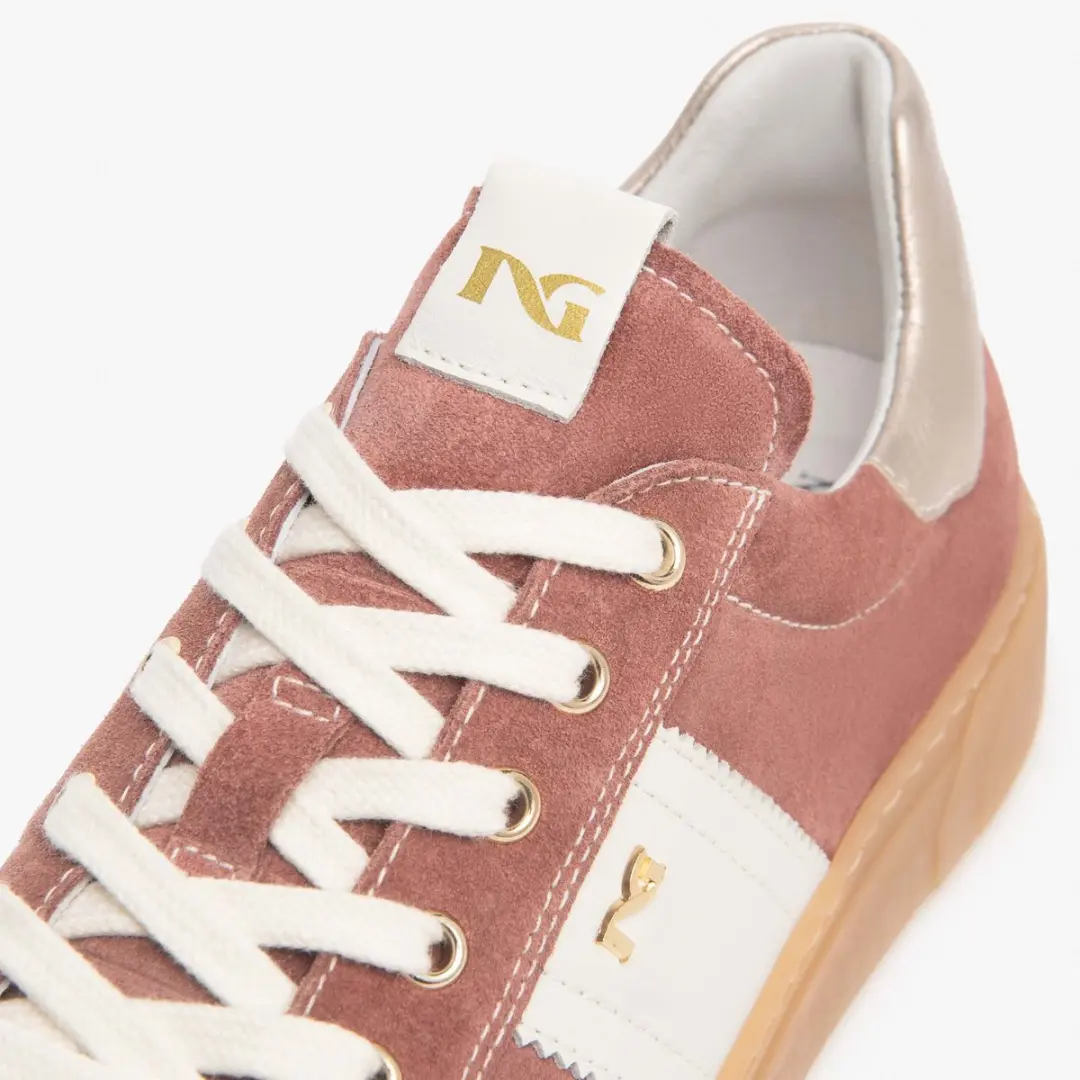 Sneaker Nerogiardini Velour Rosa Velvet Osso 0100 Etoile Saturn Tr Mala
