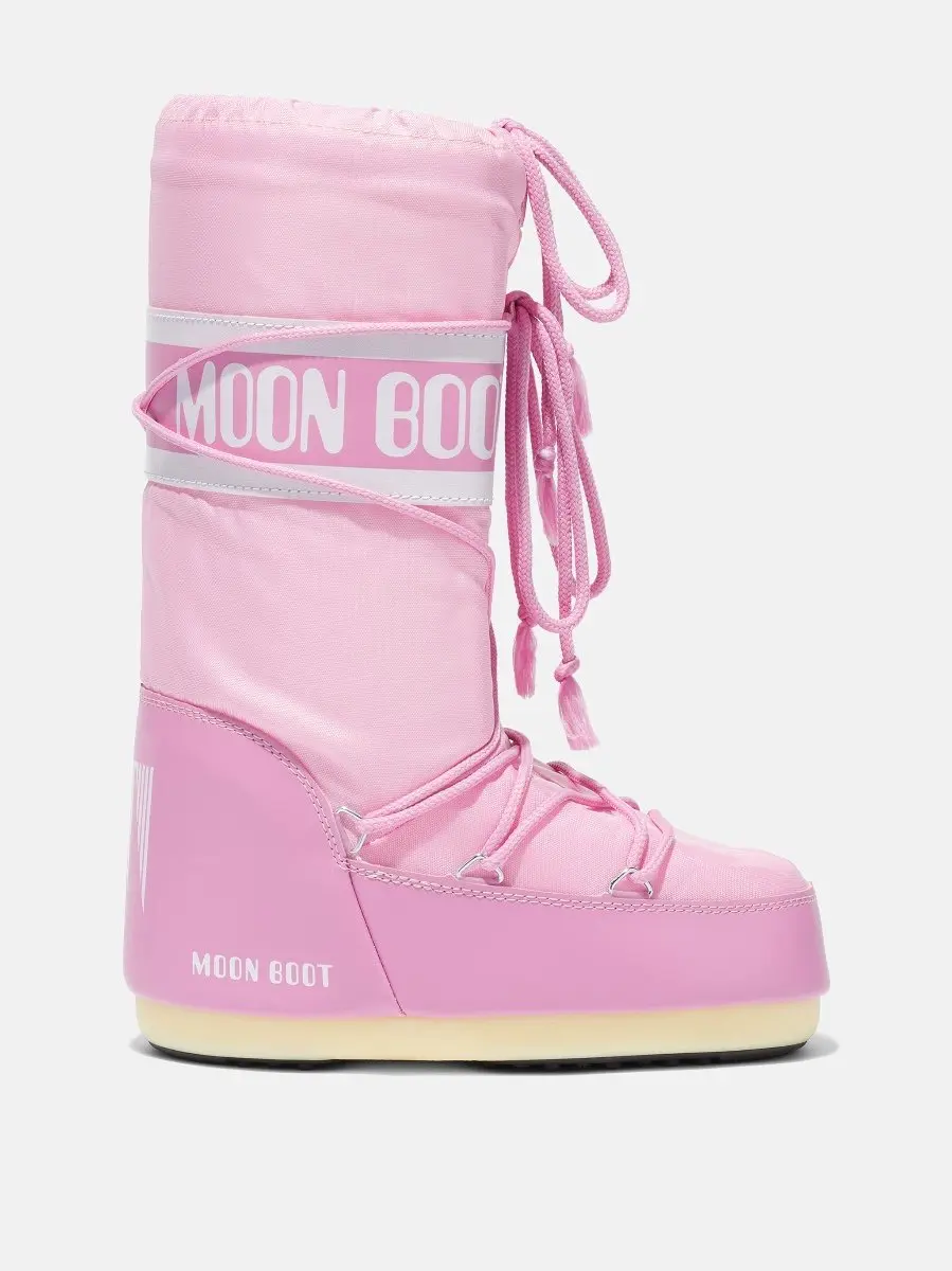 Moon Boot Icon Nylon Laarzen Roze EU 23-26 Meisje