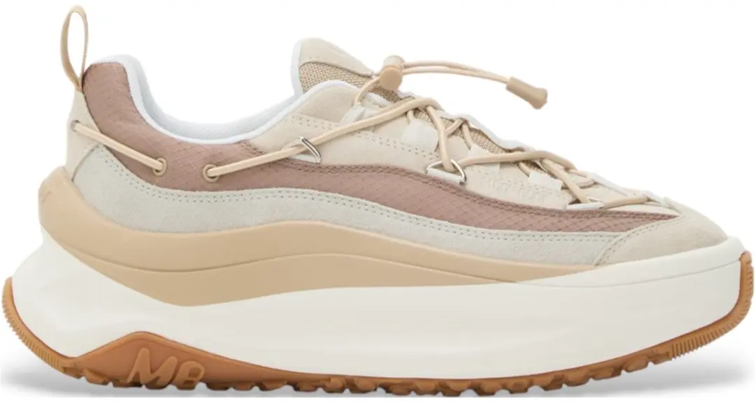 Moon Boot Moon247 Xlace beige leren pantoffels