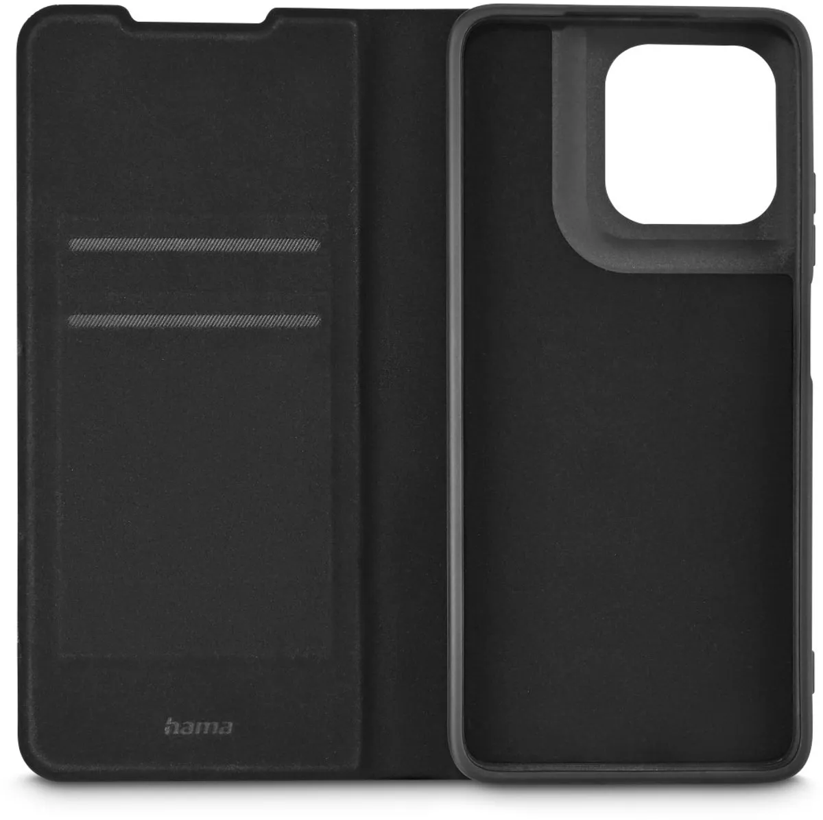 Hama Hoesje Moto G56 Daily Protect - 2 Pasjes - Zwart