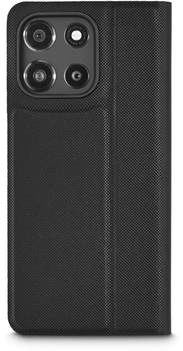 Hama Hoesje Moto G56 Daily Protect - 2 Pasjes - Zwart