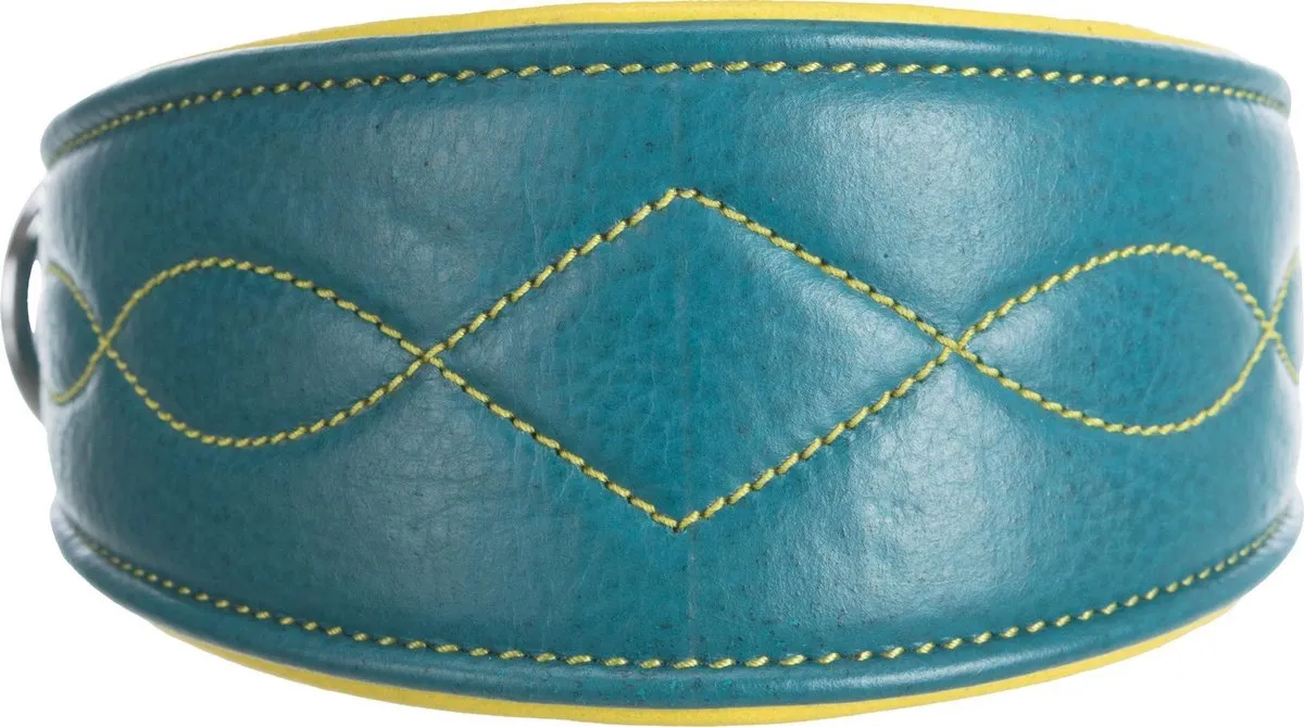 Trixie Active Comfort Anti-trek Halsband - Petrol/Geel