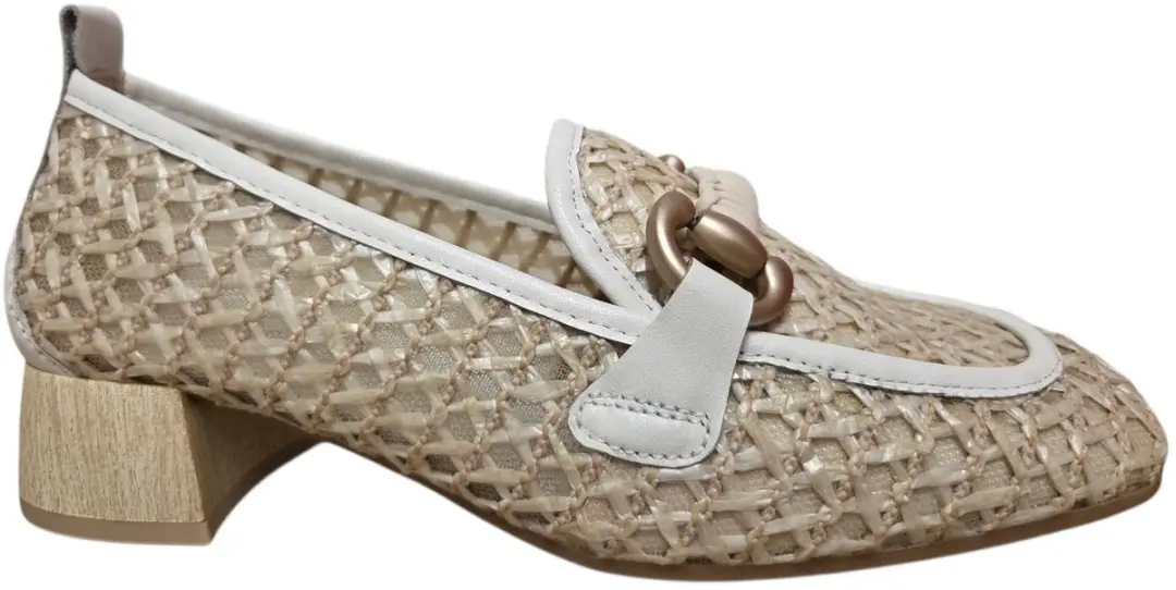 Hispanitas RHV264828 C015 Instappers Bruin Leer en Mesh Dames