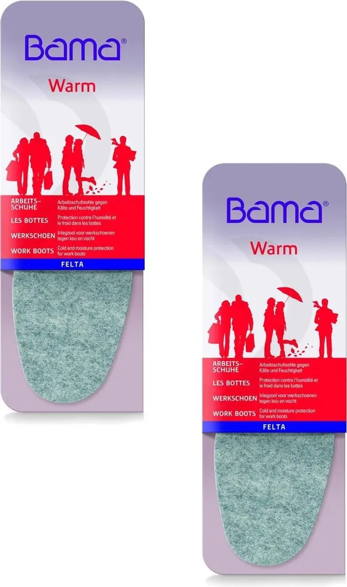 Bama Inlegzool Felta Grijs