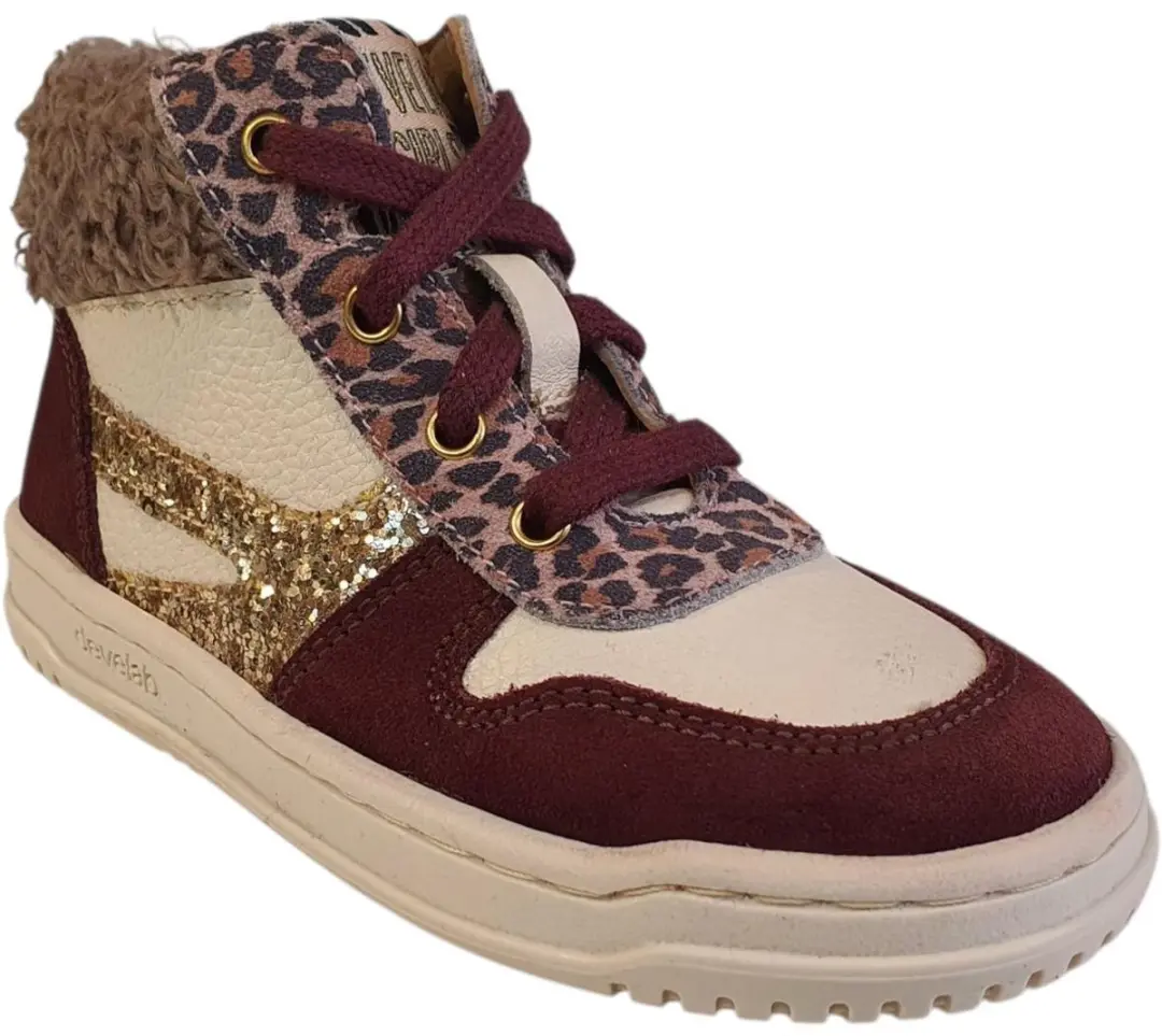 Develab 41922-439 Veterschoenen Bordo Maat 27
