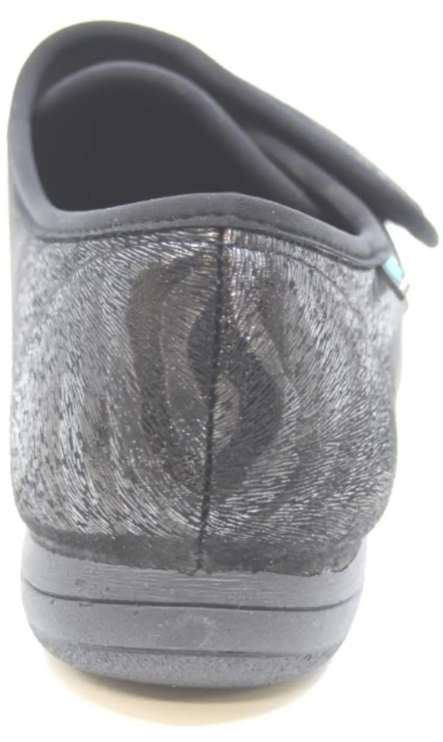 Q-Fit Geneve2 2002.01 Medische pantoffel - Zwart Tijgerprint - afbeelding 3 van 5