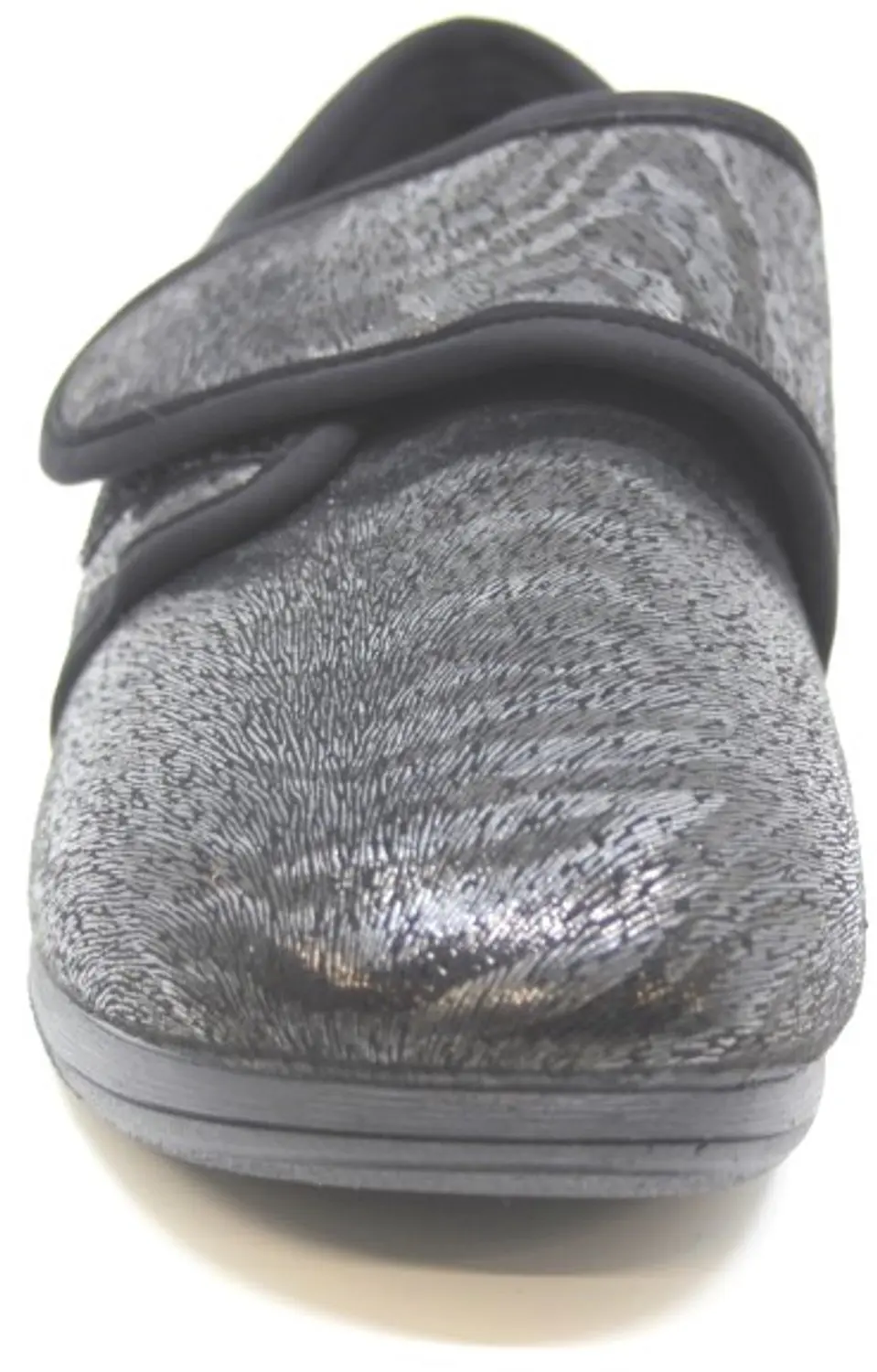 Q-Fit Geneve2 2002.01 Medische pantoffel - Zwart Tijgerprint - afbeelding 5 van 5