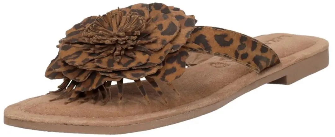 Lazamani Nomi Teenslippers - Middelbruin - Maat 42 - afbeelding 4 van 6