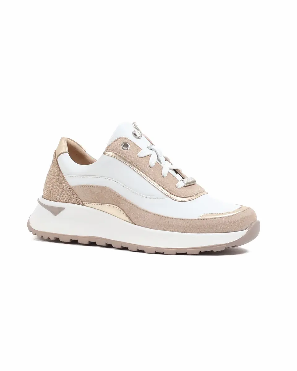 Footnotes 15.002 Sammi Wijdte H Sneakers beigemulti - afbeelding 2 van 3
