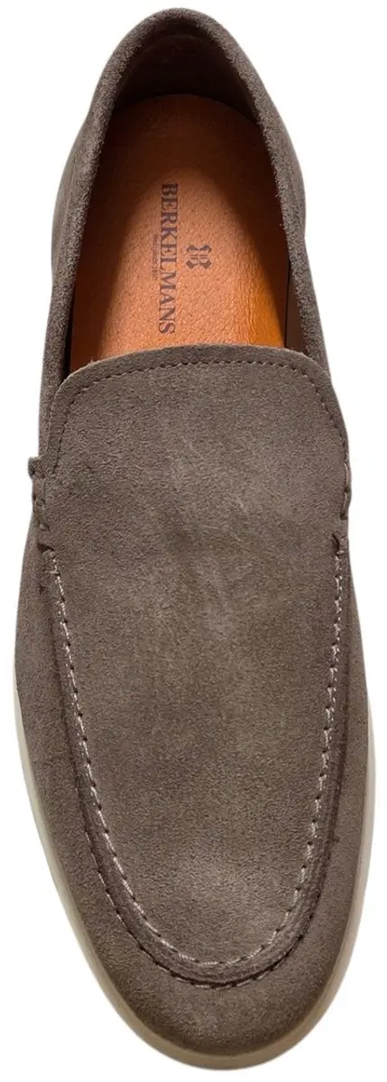 Berkelmans Pinar Dodo Suede Instappers Beige - afbeelding 2 van 6