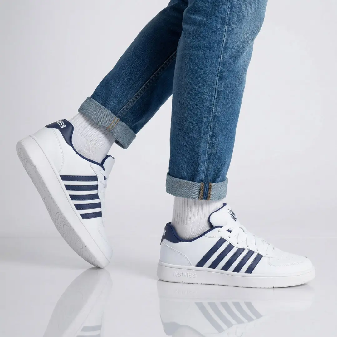 K-Swiss Heren Court Cali Sneaker 04777-124 Wit - afbeelding 2 van 6